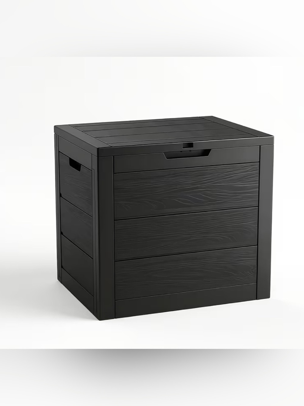 35 Gallon Resin Deck Box, Waterproof UV Resistant Outdoor Storage Box new